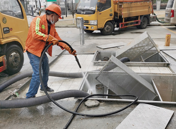 大田镇隔油池清理